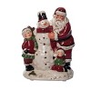 Transpac 11 in. Holiday Santa Child Snowman with Music - 2 of 4
