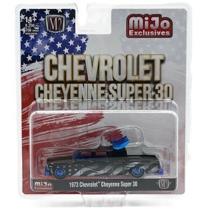 M2 Machines Chase 1973 Chevy Cheyenne Super 30 Dually Squarebody Starts & Stripes - 1 of 2