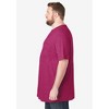 KingSize Shrink-Less Lightweight Longer-Length Crewneck Pocket T-Shirt - 4 of 4