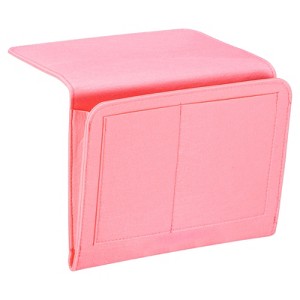 Unique Bargains Felt Bedside Organizer Bed Hanging Caddy 5 Pockets Hanging Bag 1 Pc - 1 of 3