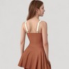 Anna-Kaci Women's Square Neck Swim Dress with Contrast Trim and Side Bow Skirt Overlay - 4 of 4