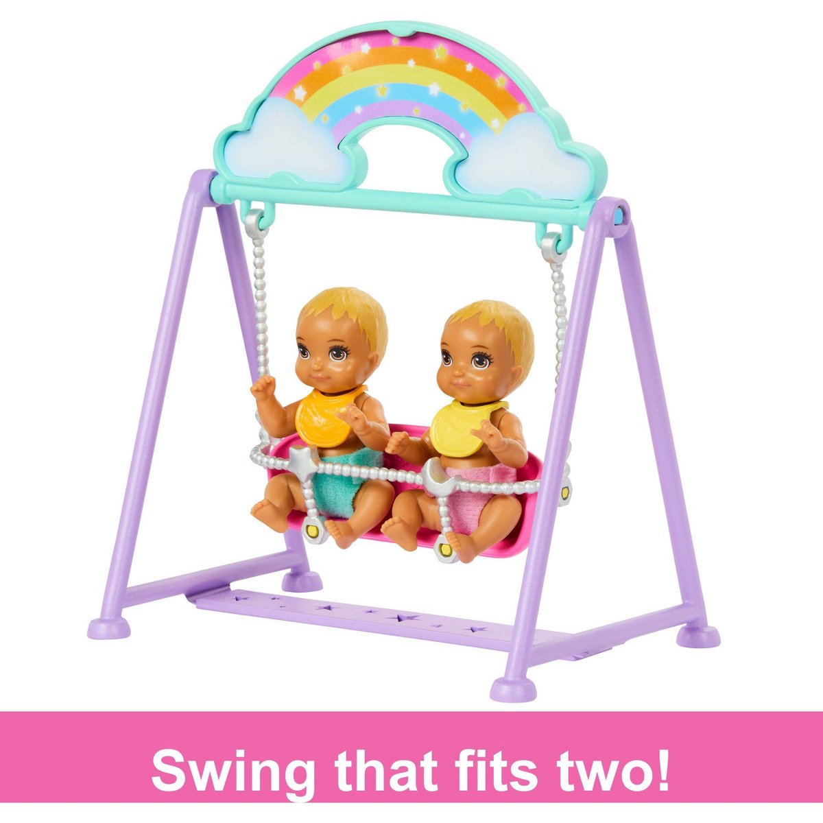 Детские куклы Barbie Skipper Babysitter Doll with Twin Nursery Playset & Accessories Set 17pc — фото 4