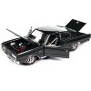 1966 Dodge Charger Dark Green Met "Muscle Car & Corvette Nationals" "American Muscle" 1/18 Diecast Model Car by Auto World - 2 of 4