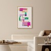 Art Remedy Dreaming of a dream Geometric Modern Color Block Abstract Wall Art Framed - 2 of 4