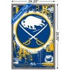 Trends International NHL Buffalo Sabres - Maximalist Logo 23 Framed Wall Poster Prints - 3 of 4