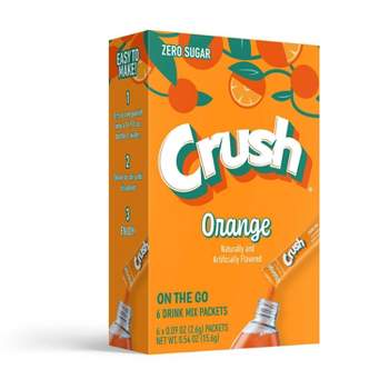 CRUSH Orange Drink Mix - 6pk
