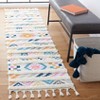 Moroccan Fringe Shag MFG110 Power Loomed Area Rug  - Safavieh - image 2 of 4