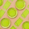 Jollity & Co. - Chartreuse Enchanté Guest Napkins - Pack of 16 Paper Napkins - 4 of 4