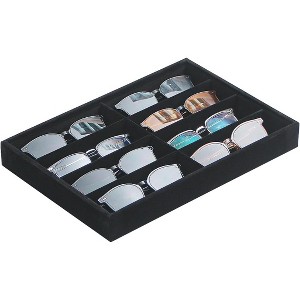 2-Piece Stackable 24-Grid Jewelry Organizer Tray Set for Multiple Jewelry Types - 1 of 4