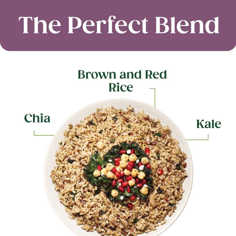Seeds of Change Organic Brown &#38; Red Rice with Chia &#38; Kale Mix Microwavable Pouch - 8.5oz, 2 of 7