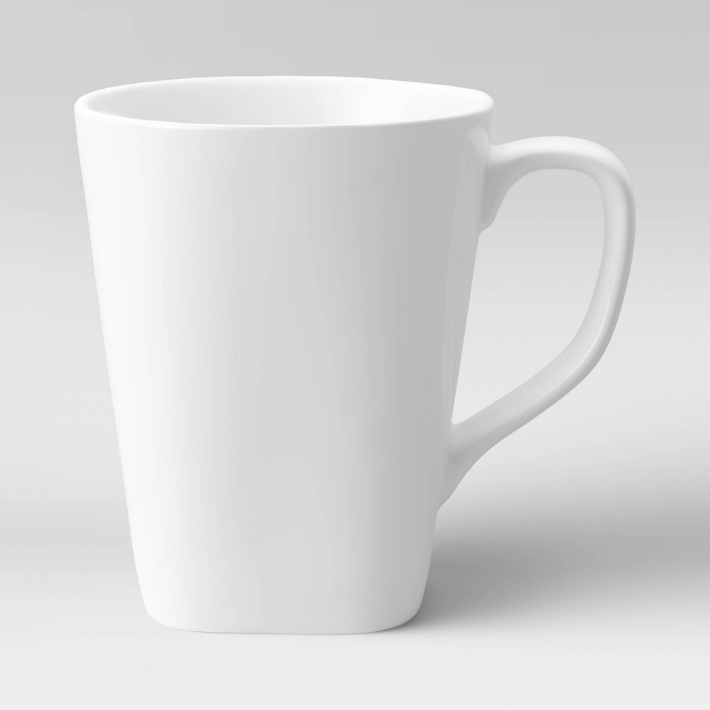 Photos - Glass Square Coffee Mug 13oz Porcelain - Threshold™