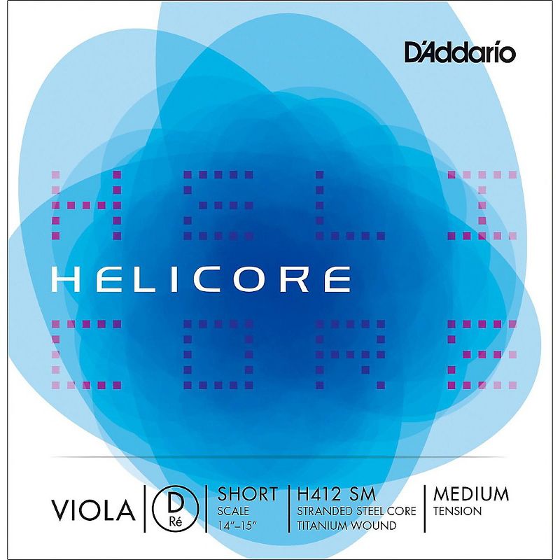 D'Addario H412 Helicore Long Scale Viola D String, 1 of 3