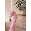Flamingo Candle Holder – Glazed Ceramic Figurine Set of 2 by Kalalou - 2 of 3