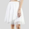 Artyska Women's Layered Ruffle Elastic Waist Above Knee Skirt - 2 of 4