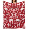 DSANE Christmas Winter Holiday Animals Christmas Throw Blanket Soft Fleece Christmas Blanket Cozy Flannel Throw for Couch Bed - 2 of 4