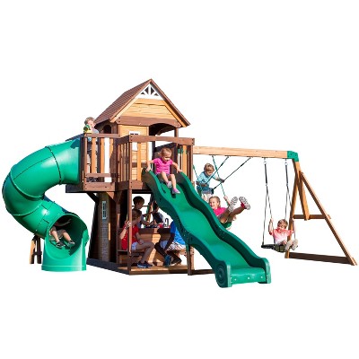 Photo 1 of Backyard Discovery Cedar Cove Swing Set