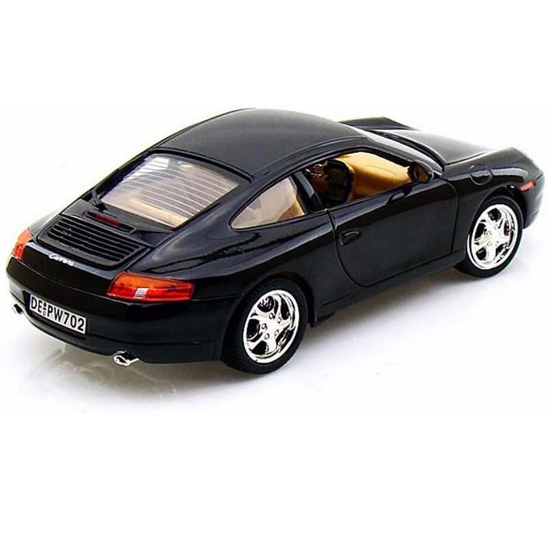 Porsche Carrera 911 Black 1/18 Diecast Model Car by Motormax, 3 of 4