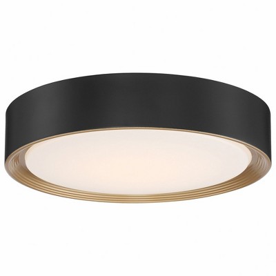 Access Lighting Malaga 1 - Light Flush Mount in  Matte Black