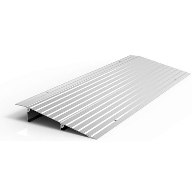 EX-ACCESS TRANSITIONS Portable Self Supporting Aluminum Modular Entry Threshold Ramp Ideal for Doorways and Raised Landings