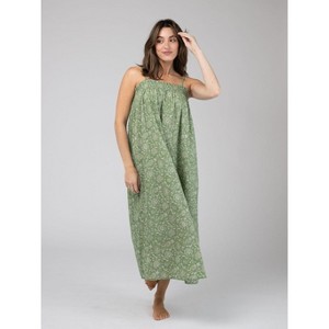 Olive Workshop Montauk Maxi Dress Green - 1 of 4