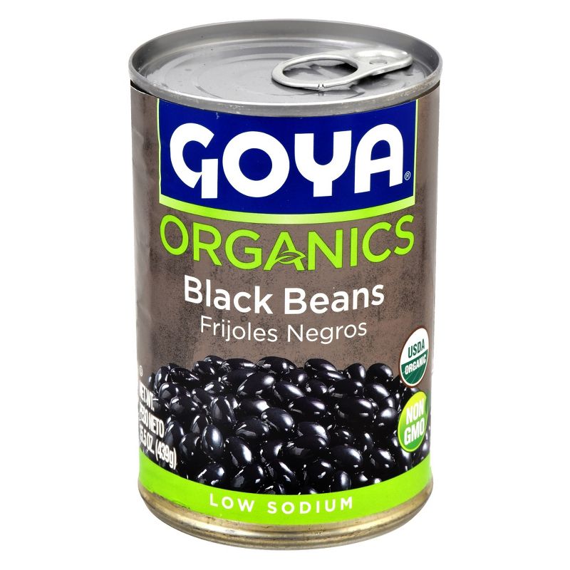 Goya Organic Black Beans - 15.5oz, 1 of 5