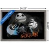 Trends International The Nightmare Before Christmas - Distorted Scream Framed Wall Poster Prints - 3 of 4