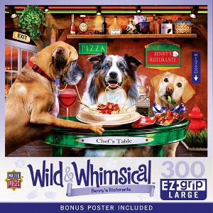 MasterPieces 300 Piece EZ Grip Jigsaw Puzzle - Benny's Ristorante - 18"x24" - 1 of 4