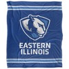 Eastern Illinois University Primary Logo Silky Touch Blanket White 50x60 - 2 of 4