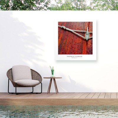 Trademark Fine Art - "Nautical Closeups 12" Outdoor Canvas