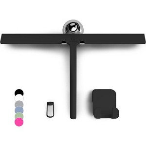 Shower Squeegee for Glass Doors, 11 Inch Silicone Window and Bathroom Cleaning Squeegee with Modern Design - 1 of 4