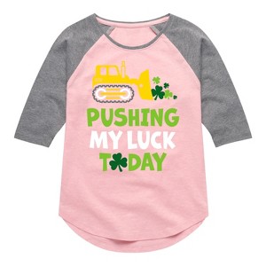 Girls' - Instant Message - St. Patrick's Day Pushing My Luck Today - 1 of 4
