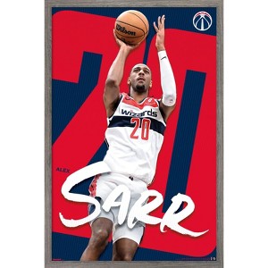 Trends International NBA Washington Wizards - Alexandre Sarr 25 Framed Wall Poster Prints - 1 of 4