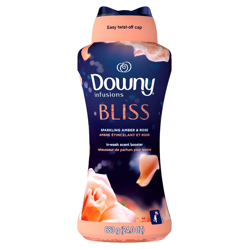 Downy Infusions Bliss Sparkling Amber & Rose In-Wash Scent Booster Beads, 2 of 13