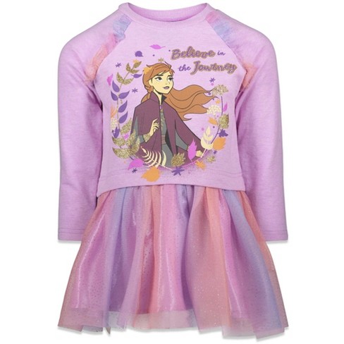 Disney Frozen Princess Anna Toddler Girls Dress Multicolored 2T