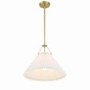 Crystorama Lighting Gamma 1 - Light Pendant in  Aged Brass - 2 of 3