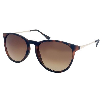 Women's Round Sunglasses - A New Day™ Brown