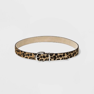 animal print belt