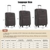 5 PCS Expandable Luggage Set, Softside Lightweight Spinner Suitcase with Duffel Bag, Tolietry Bag and TSA Lock - ModernLuxe - 3 of 4