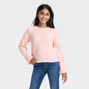 Girls' Chenille Sweater - Cat & Jack™ - 1 of 3