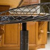 2 pcs Wood 29 Inch Saddle BarStool Entertaining with Metal Frame-Christopher Knight Home - 4 of 4