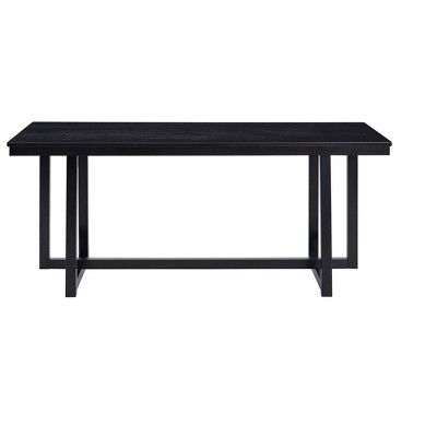 NicBex Dining Table 60" Modern Rectangular Counter Height Wooden Dining Table for Dining Room