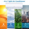 12000 BTU Ductless AC Mini Split Heat Pump Air Conditioner 19 SEER 1 TON With Installation Kit - 2 of 4