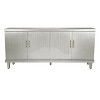 NicBex 70.07" Modern 4-Doors Sideboard,Kitchen Storage Cabinets with Adjustable Shelves and Gold Handles for Kitchen and Dining Room,Beige - 4 of 4