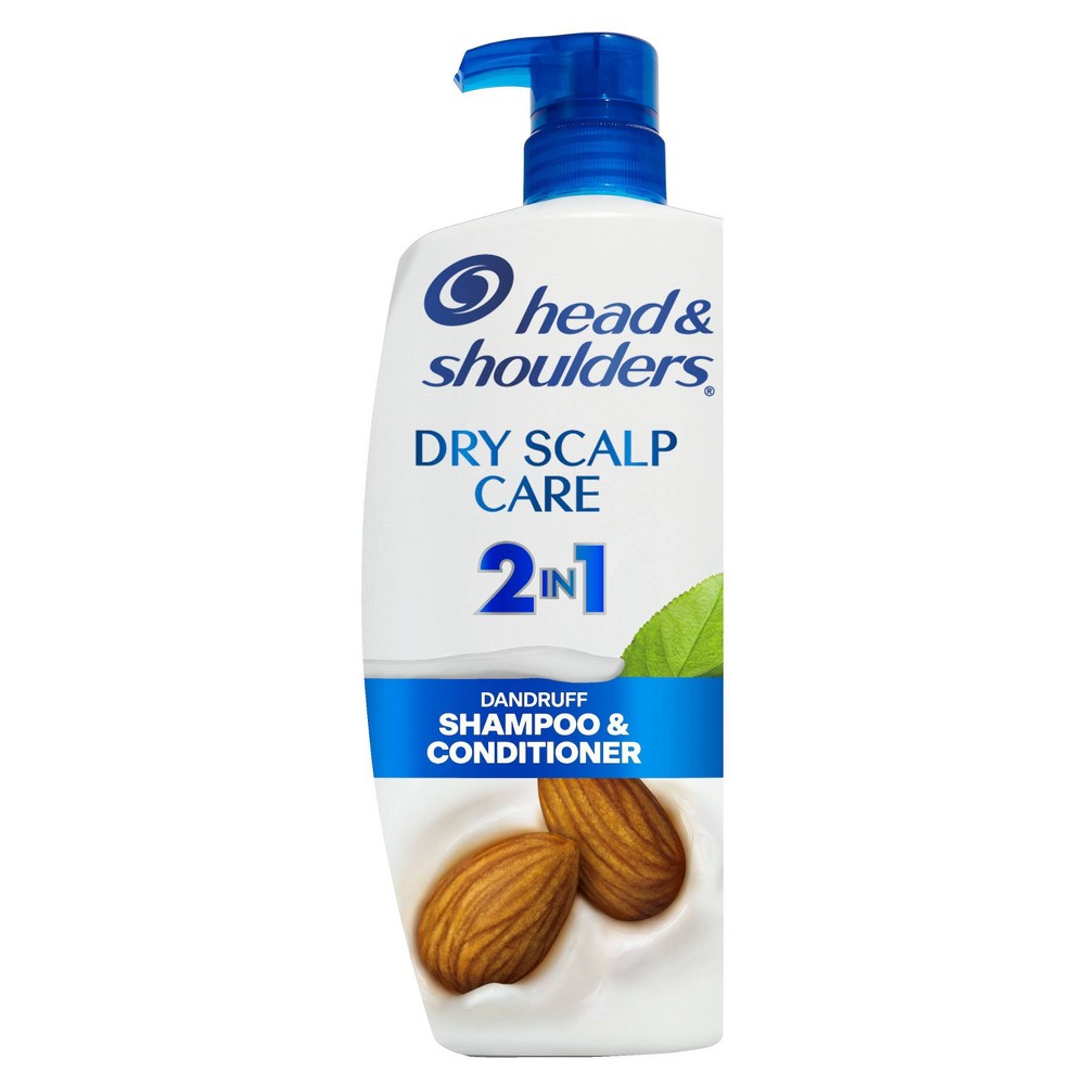 Photos - Hair Product Head & Shoulders Dry Scalp Care 2-in-1 Anti-Dandruff Shampoo and Conditioner with Almond Oil - 28.2 fl oz 