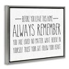 Stupell Industries Follow Your Heart Motivational Quote Casual Phrase, 25" x 31" - 3 of 4