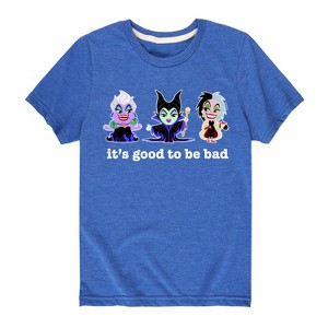 Boys' - Disney Villains - It's Good To Be Bad Short Sleeve Graphic T-Shirt - 1 of 4