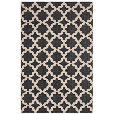 Modway Cerelia Moroccan Trellis 5x8 Indoor and Outdoor Area Rug