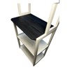 INFURNIC Kitchen Racks Sleek Bakers Rack with Storage and Open Shelves for Modern Kitchen Spaces, White Black, 23.62"*15.75"*66.93" - 4 of 4