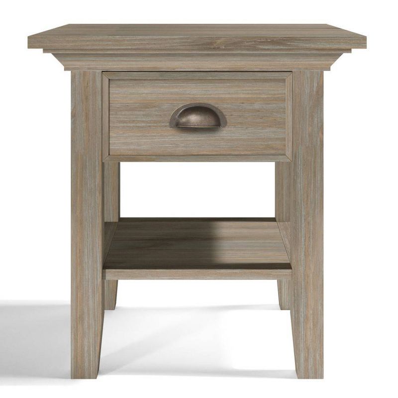 19" Mansfield Solid Wood End Table - Wyndenhall, 5 of 7