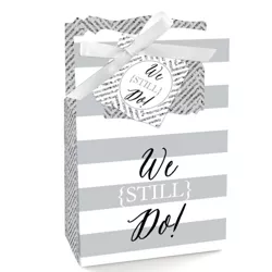 Big Dot of Happiness We Still Do - Wedding Anniversary Party Favor Boxes - Set of 12
